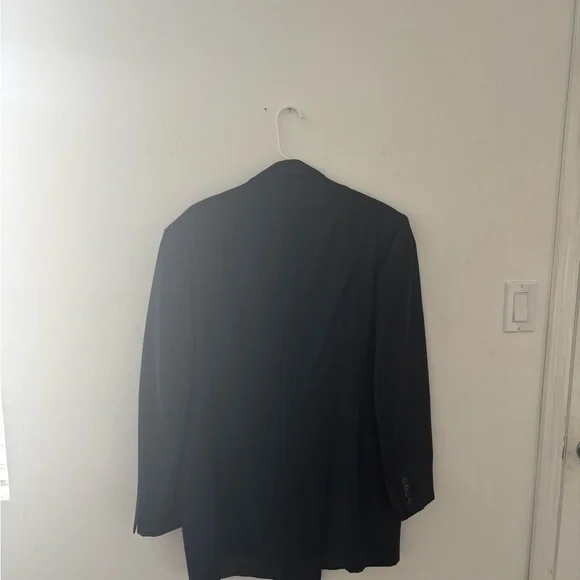 Ermenegildo Zegna Navy Double-Breasted Blazer